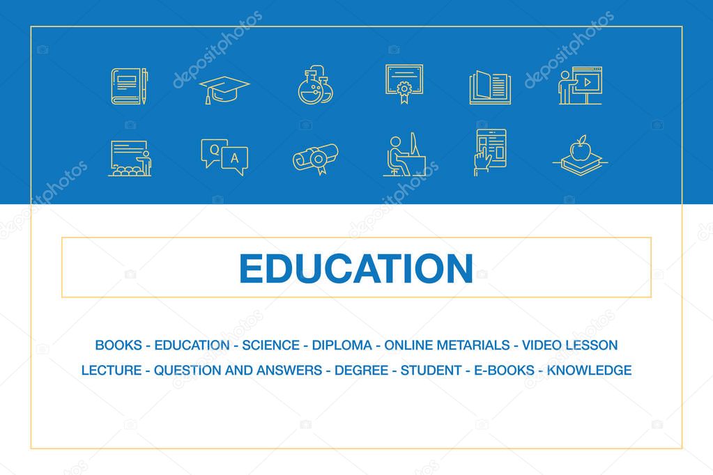 Education Infographic Icon Set