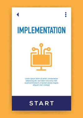 Uygulama simgesi. Vektör çizim 