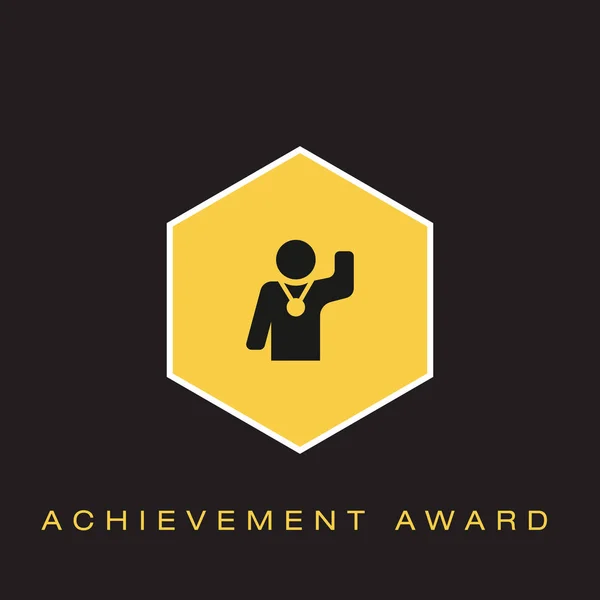 Achievement Award Pictogram Vectorillustratie — Stockvector