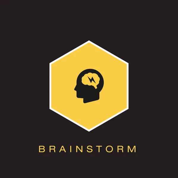 Brain Storm Icon. vector illustration