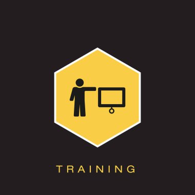 Eğitim simgesi. Vektör çizim 