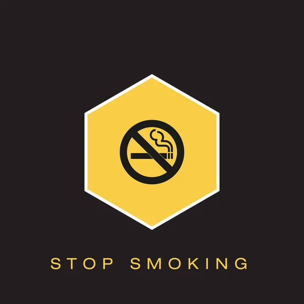 Stop Smoking Ikona Ilustracja Wektorowa — Wektor stockowy