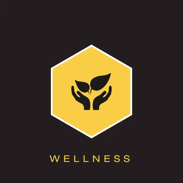 Icona Wellness Illustrazione Vettoriale — Vettoriale Stock