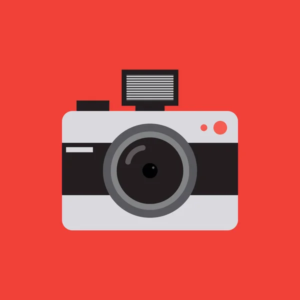 Photographie Flat Icon Illustration Vectorielle — Image vectorielle