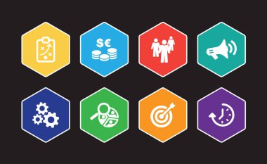 İş planı Infographic Icon Set