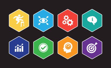 İş pratik Infographic Icon Set