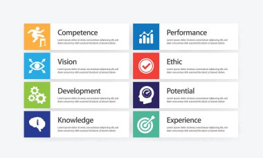 İş pratik Infographic Icon Set