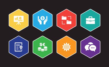Infographic Icon Set tasarım projesi