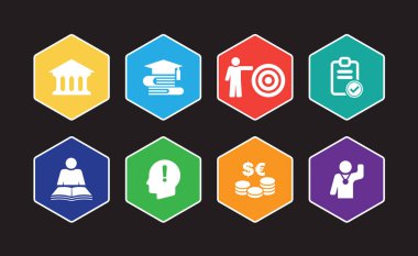 Burs Infographic Icon Set