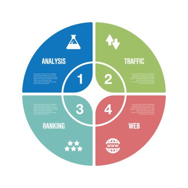 Arama Motoru Optimizasyonu Infographic Icon Set