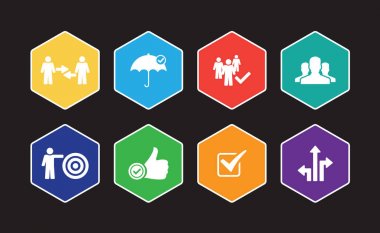 Infographic Icon Set güven
