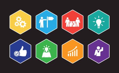 Vizyon Infographic Icon Set