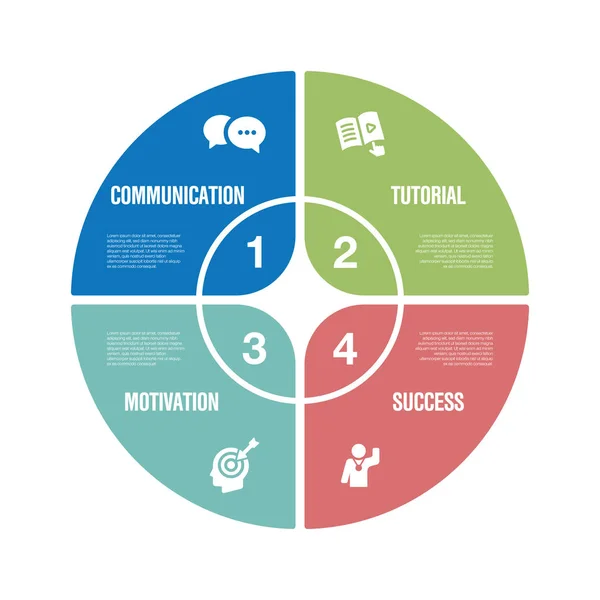 Juego de iconos de aprendizaje Infografía — Vector de stock