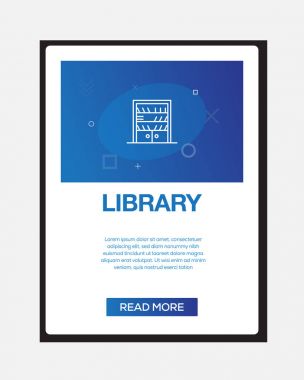 Kitap kitaplık konsept
