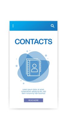 Infographic bağlantı kurar. Vektör çizim