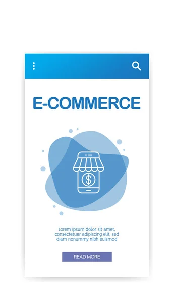 Commerce Infographic Vectorillustratie — Stockvector