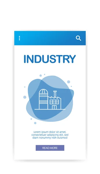 Infografika Przemysłu Ilustracja Wektorowa — Wektor stockowy
