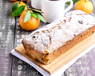 Narenciye ile Noel kek ve meyve