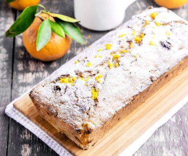 Narenciye ile Noel kek ve meyve