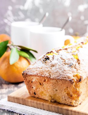 Narenciye ile Noel kek ve meyve