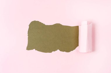 Kağıt Deliği Yeni Yıl Kutlama Bayrağı ya da Arkaplan Kopyalama Alanı