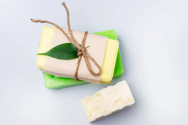 Sapone Spa Handmade Soa Organico Varie Sapone Bar Trattamenti Spa — Foto Stock