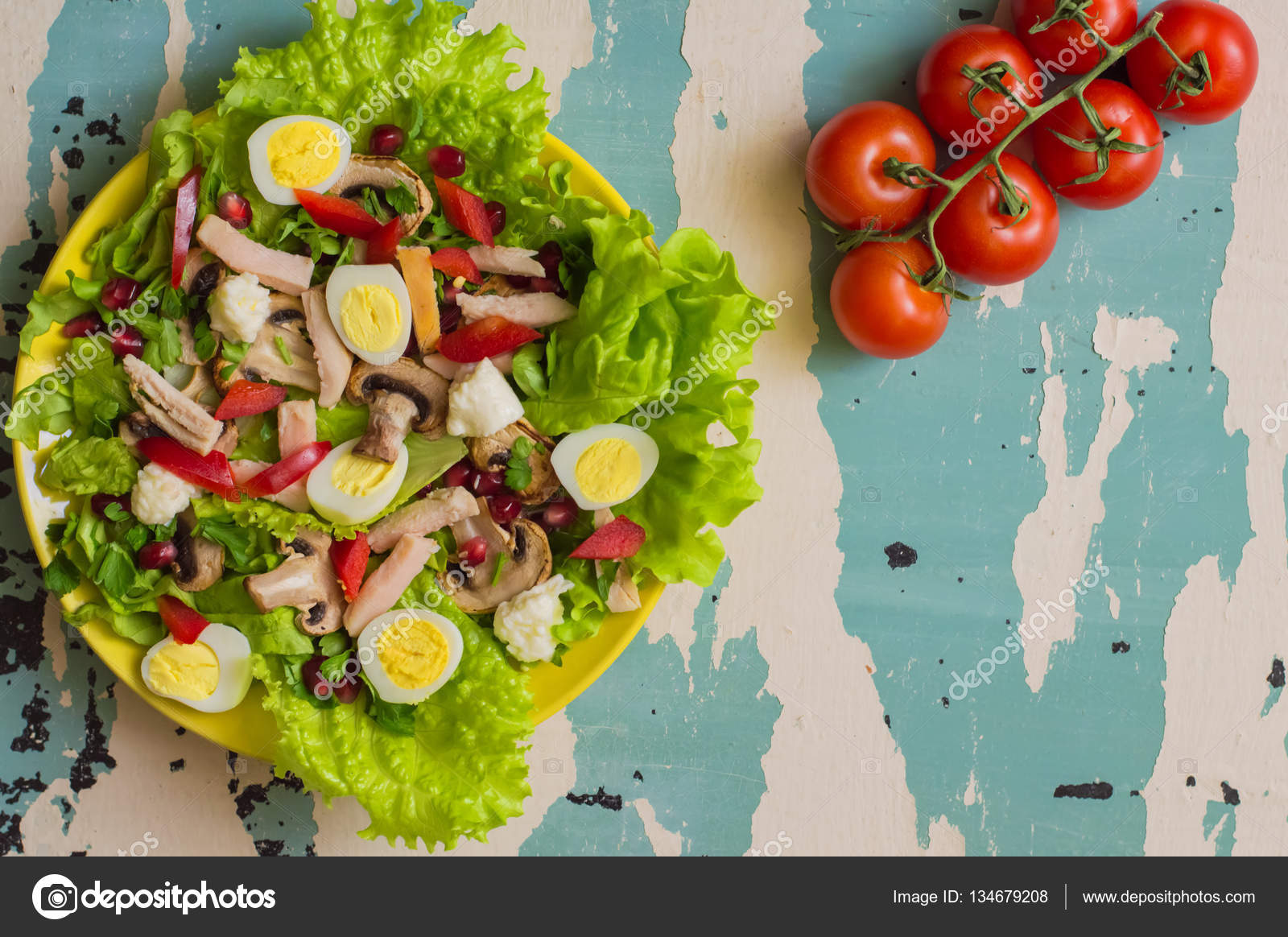 Mantarlı kırmızı Biber Salatası Mantarlı kırmızı Biber Salatası