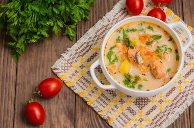 Somon çorbası Finlandiya