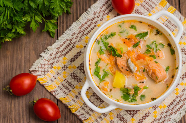 Суп с лосося Финляндия
