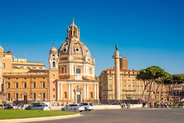Roma, Italia - 11 novembre 2018: Piazza Venezia, veduta dal Monumento Vittorio Emanuele II, Roma — Foto Stock