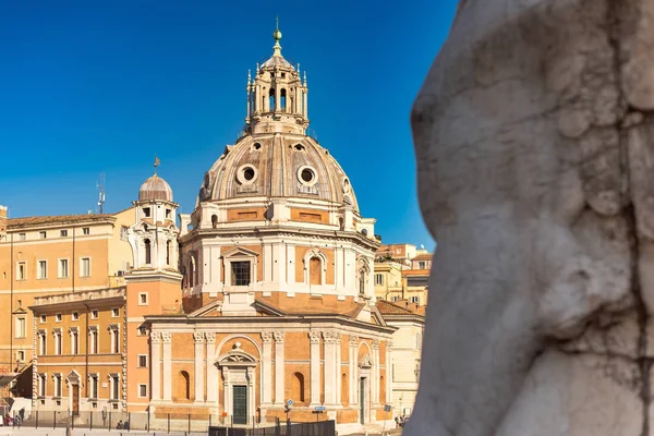 Roma, Italia - 11 November 2018: Piazza Venezia, pandangan dari Vittorio Emanuele II Monumen, Roma Stok Foto