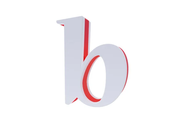 Alfabesi harfleri, beyaz arka plan üzerinde izole. Alfabe harf şekerle beyaz zemin üzerine yapılan B.