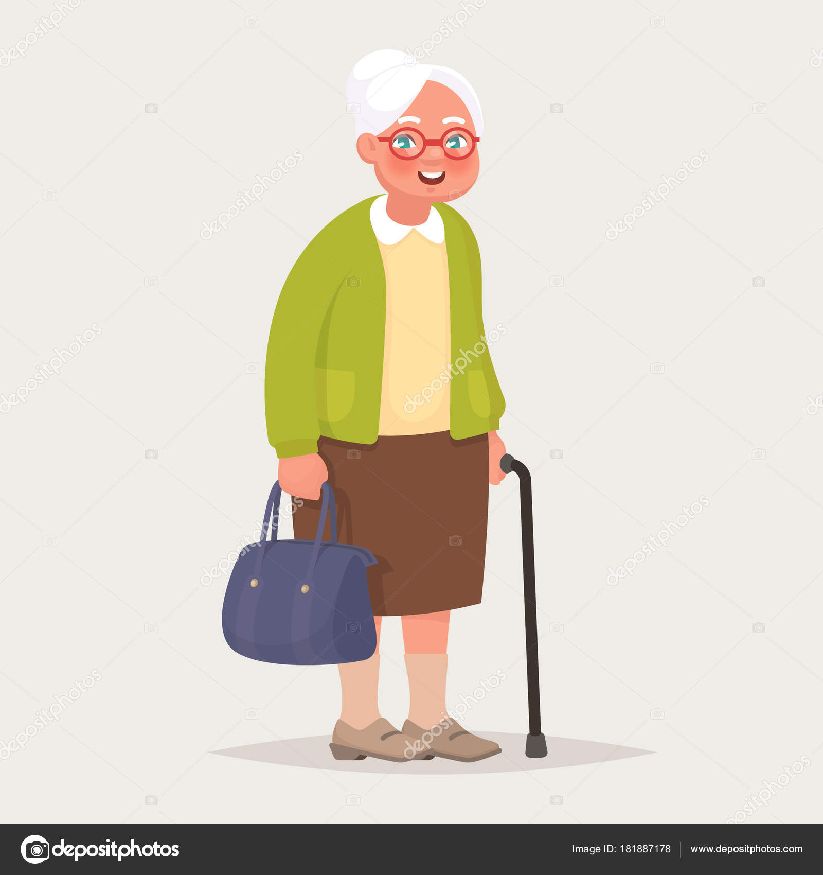 Oude Vrouw Tekening Vectorafbeeldingen, Illustraties En Clipart | Depositphotos