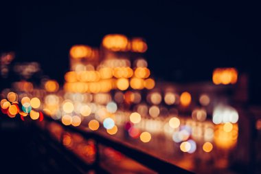 şehir ışıkları bulanıklık