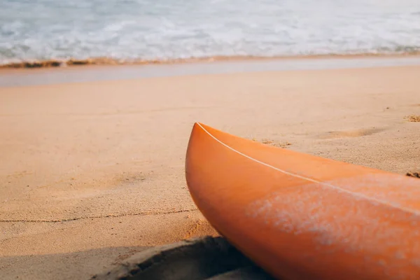 Orange surf on the sand — Stock Photo, Image