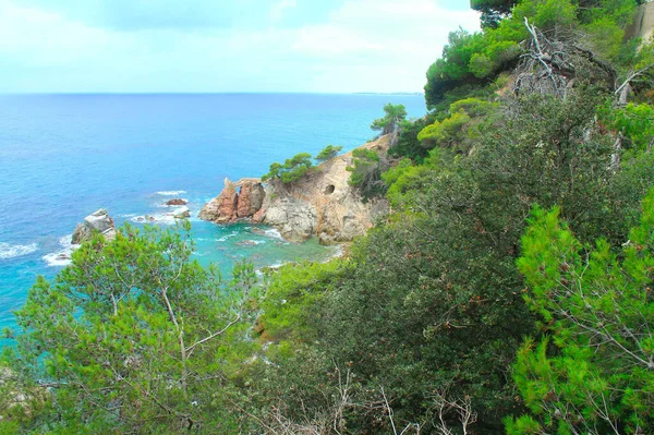 Vista Mar Localidad Turística Lloret Mar — Foto de Stock