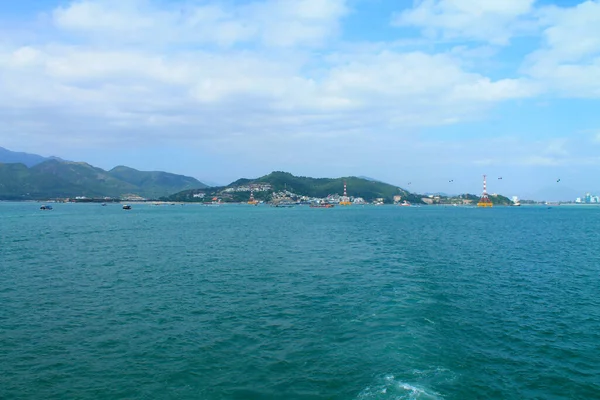 Landschappelijk Uitzicht Eilanden Bergen Buurt Van Nha Trang Vietnam — Stockfoto