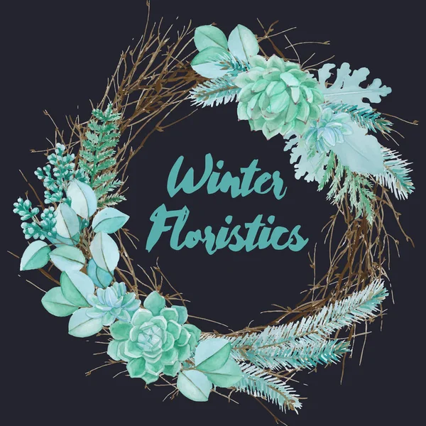 Kış suluboya da kompozisyon