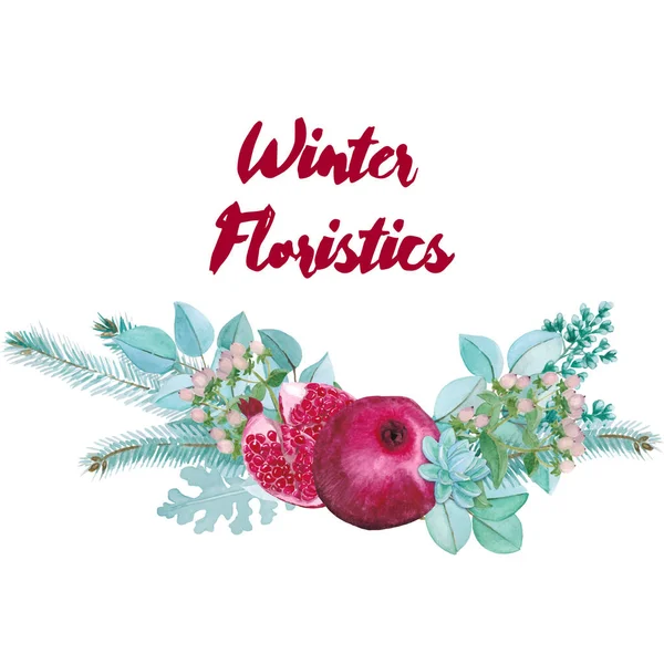 Kış suluboya da kompozisyon