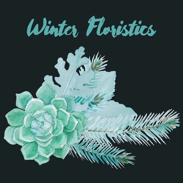 Kış suluboya da kompozisyon