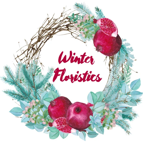 Vektör suluboya da kompozisyon