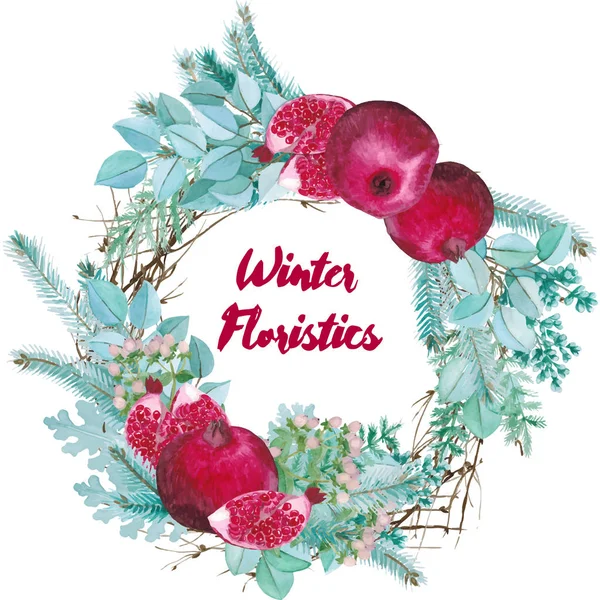 Vektör suluboya da kompozisyon