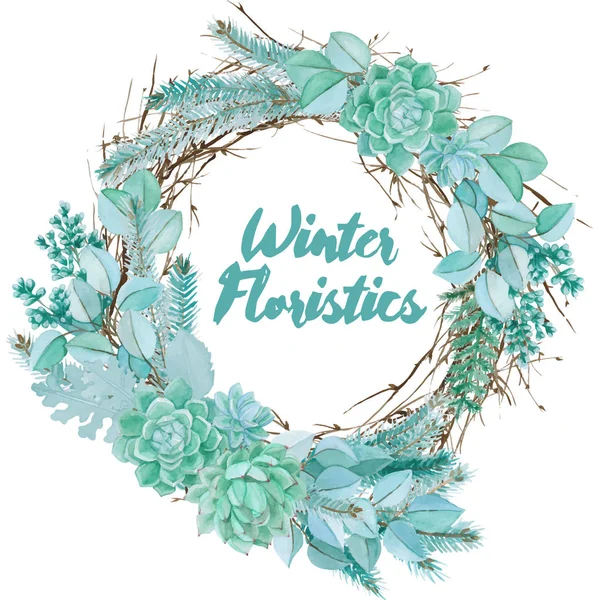 Vektör suluboya da kompozisyon