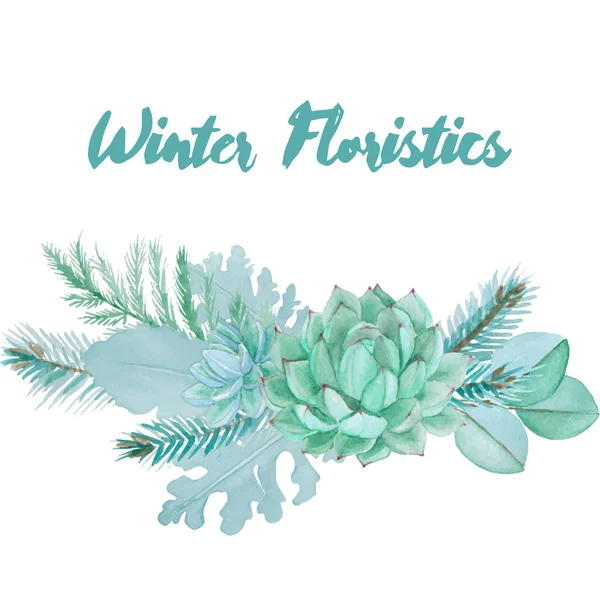 Vektör suluboya da kompozisyon