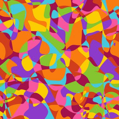 Üst üste gelen ve bölünmüş şekiller Seamless Modeli