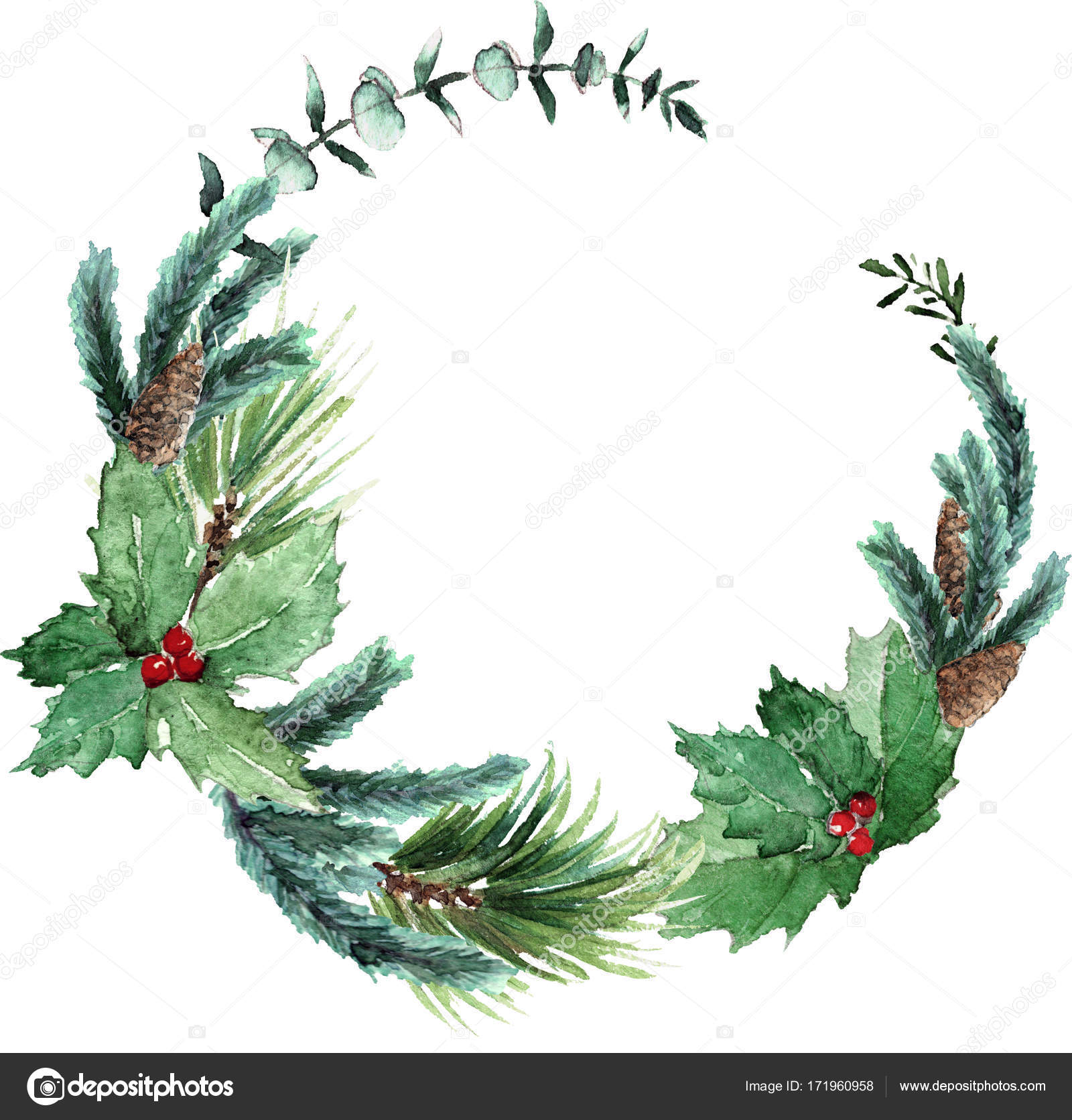 Scandinavian Christmas Wreath 