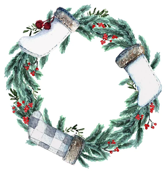 Suluboya İskandinav Noel çelenk