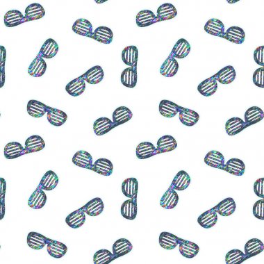 Dikişsiz parlayan holografik çıkartmaları desen