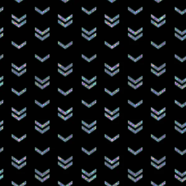 Seamless Shining Holographic Stickers Pattern — Stock Photo, Image