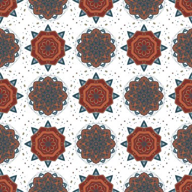 Süs. Sorunsuz vektör desen.